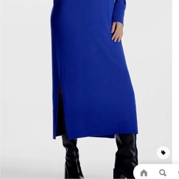 COS Cobalt Blue Knit Dress - Picture 2 of 8